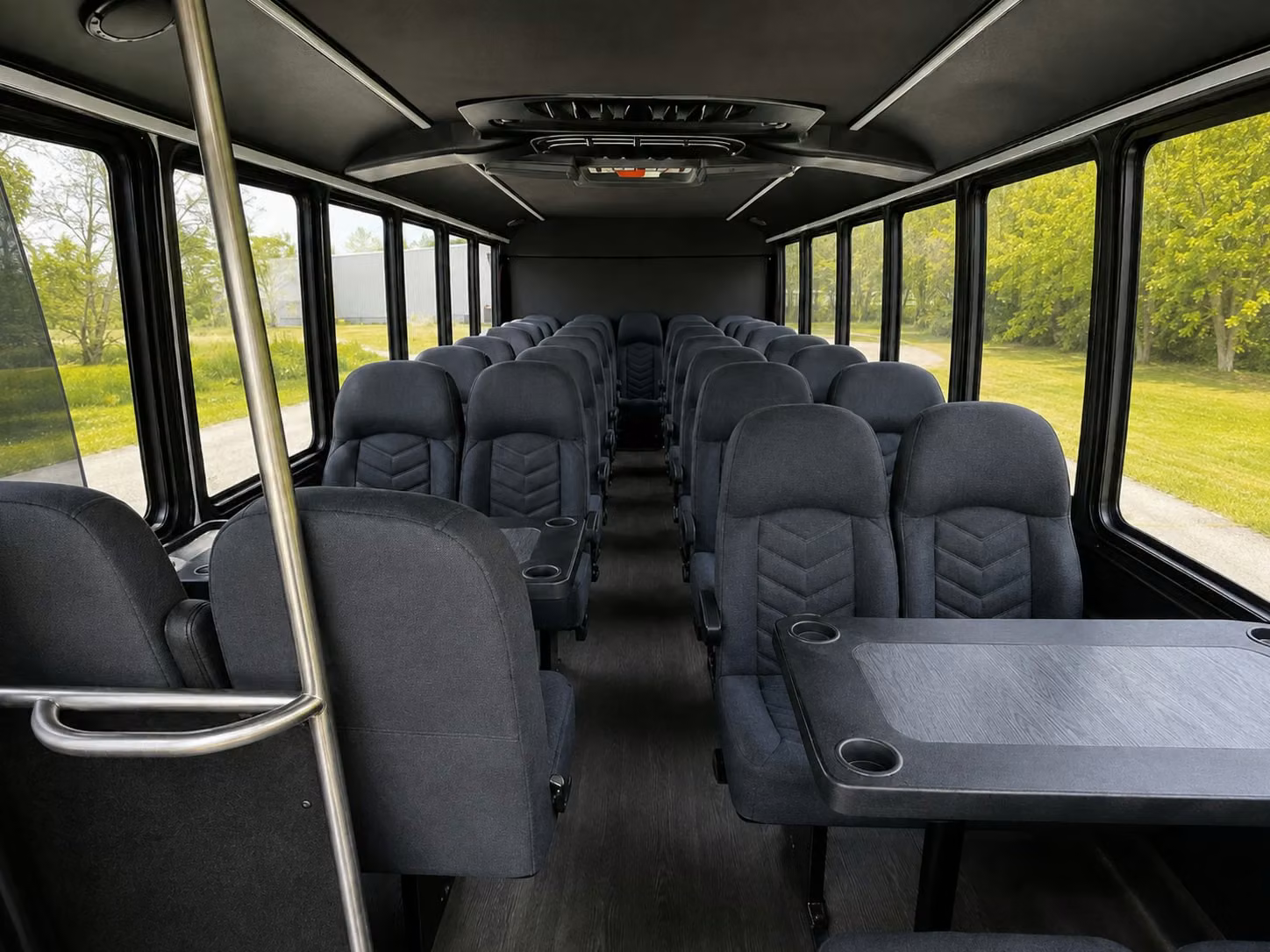 20 passenger minibus inside