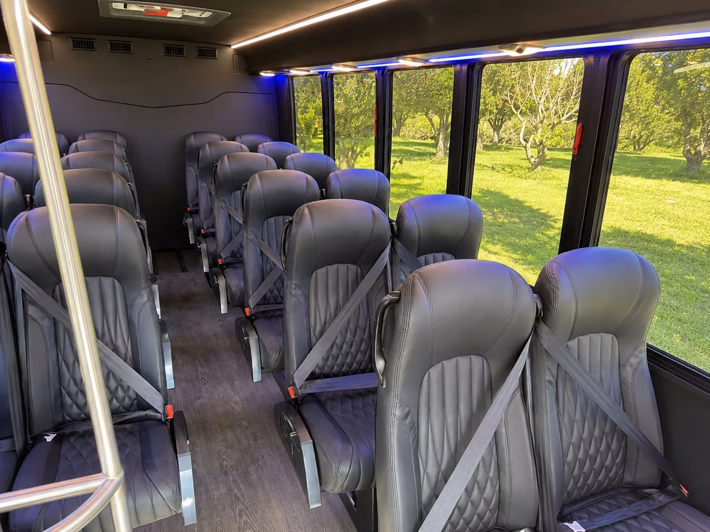 20 passenger minibus interior