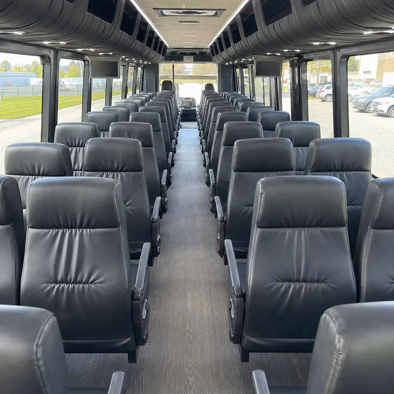 25 passenger minibus inside