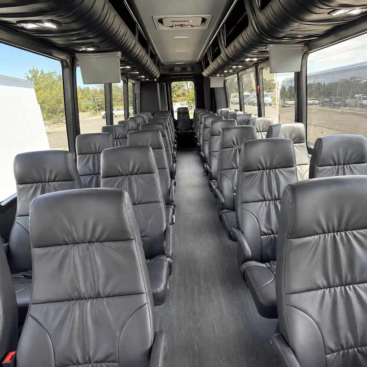 25 passenger minibus interior