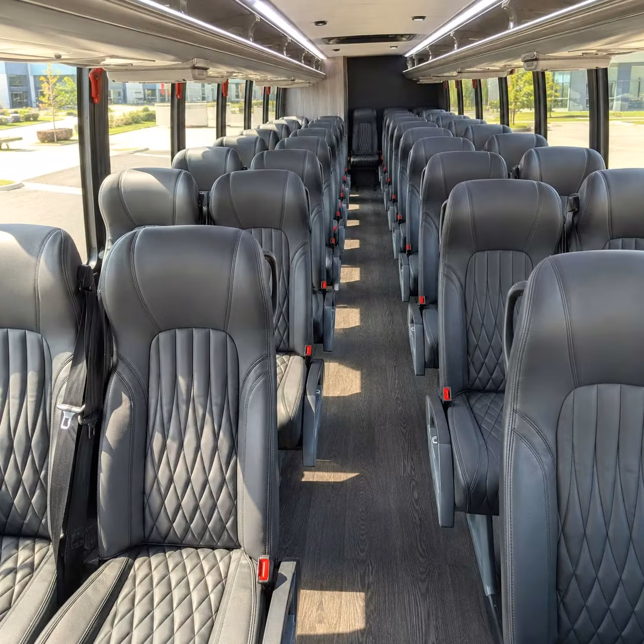 28 passenger minibus inside