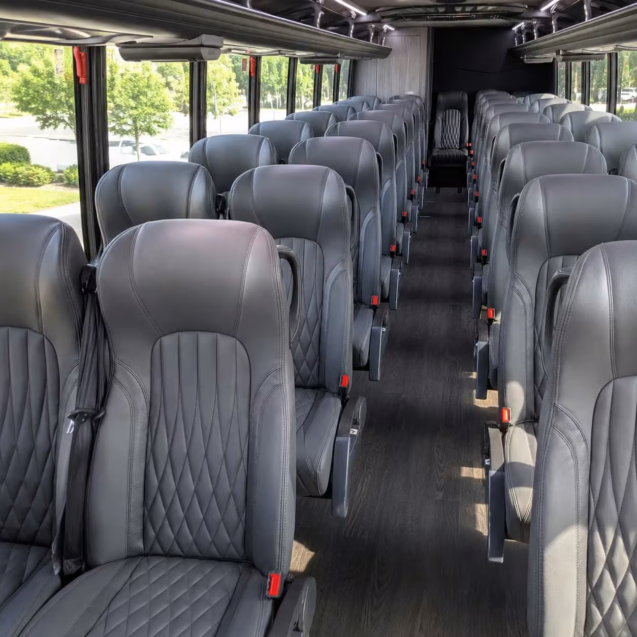28 passenger minibus interior