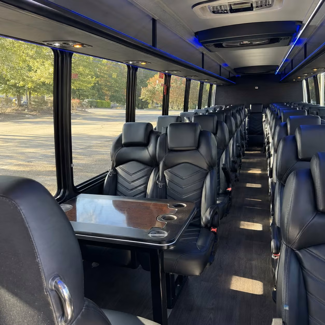 30 passenger minibus interior