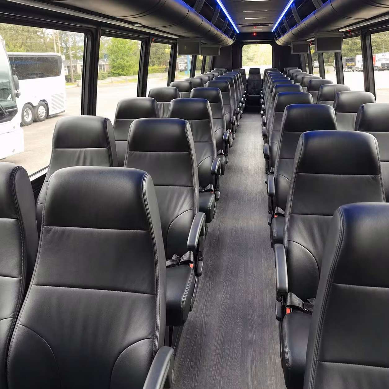 35 passenger minibus inside