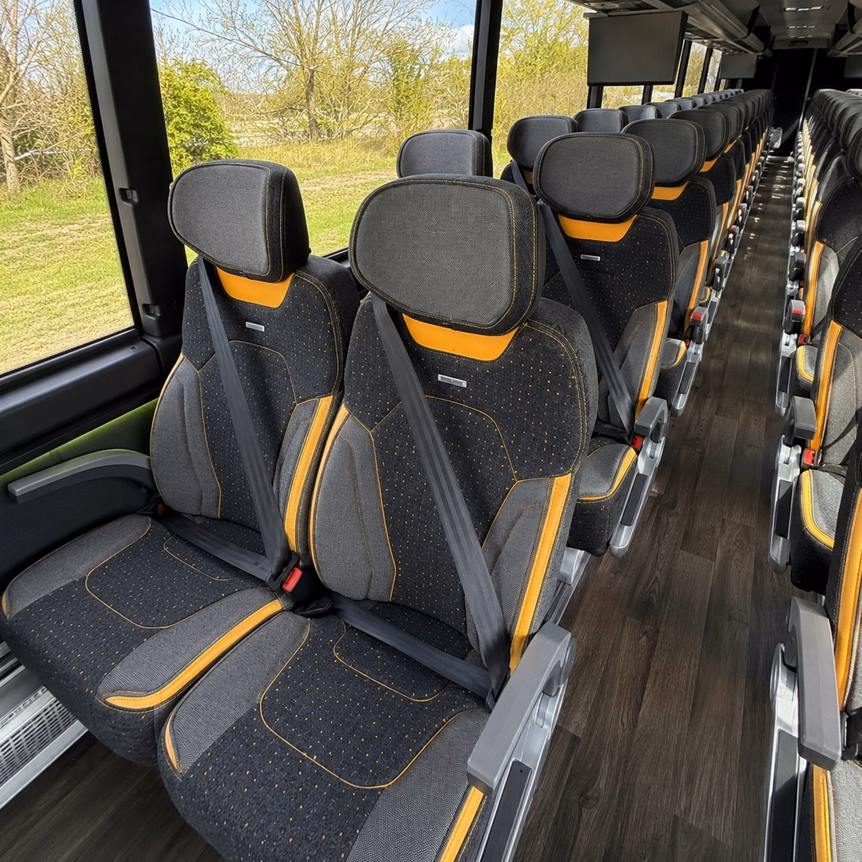 macon charter bus rental inside
