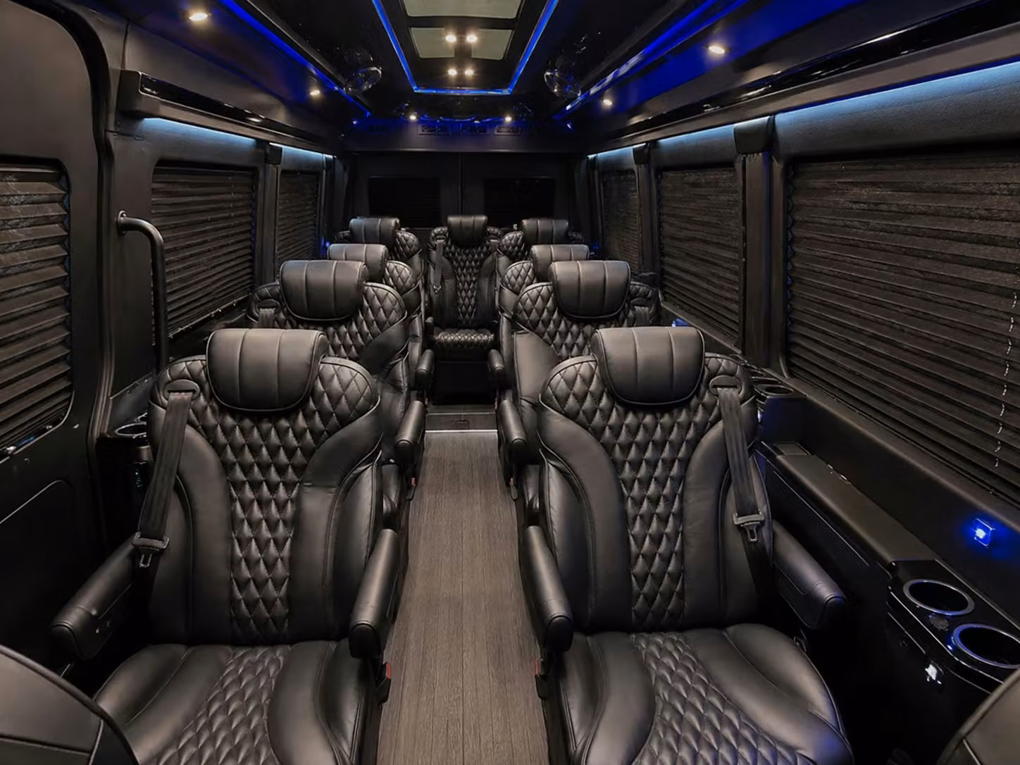 sprinter van with driver interior